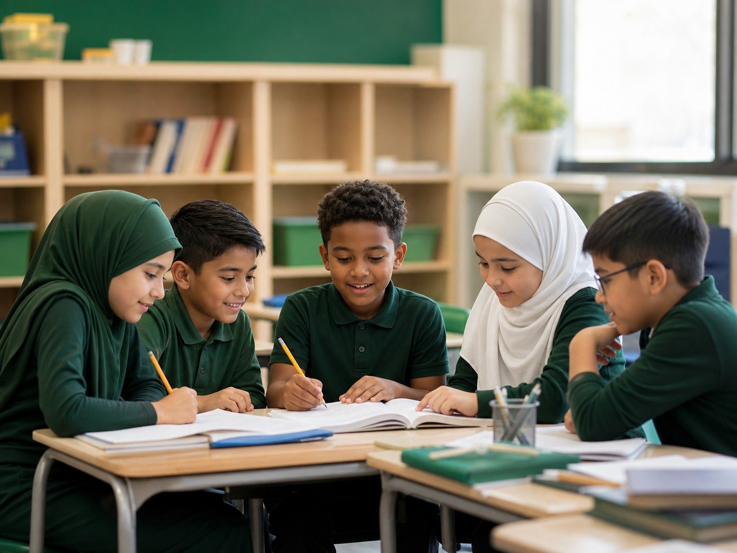Students at Al-Hidayah Academy